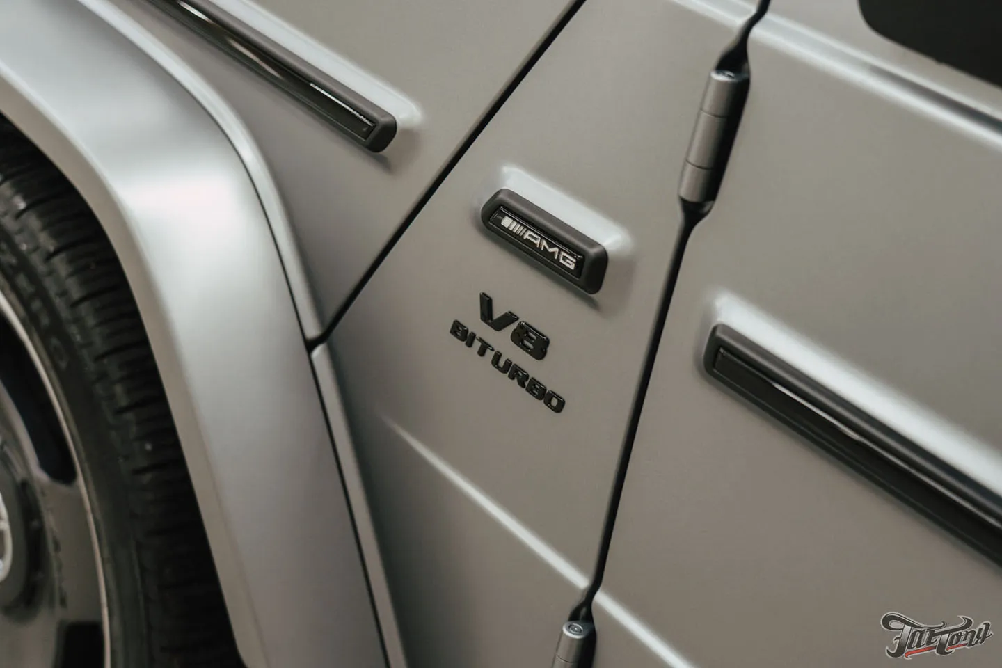 Антихром и окрас суппортов для Mercedes G-class